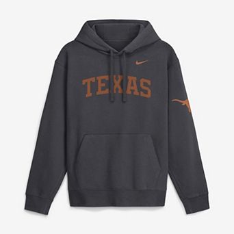Men's Nike Anthracite Texas Longhorns 2026 Sideline Club Fleece Hoodie