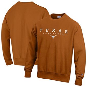 Men's Champion Texas Orange Texas Longhorns Relentless Reverse Weave Sweatshirt