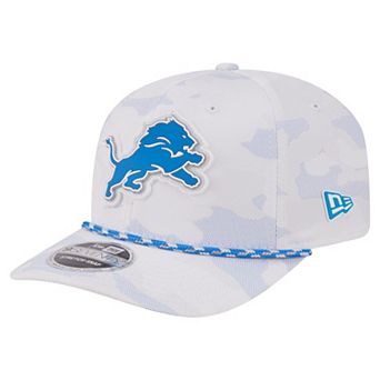 Men's New Era White Detroit Lions Camo Rope 9SEVENTY Adjustable Hat