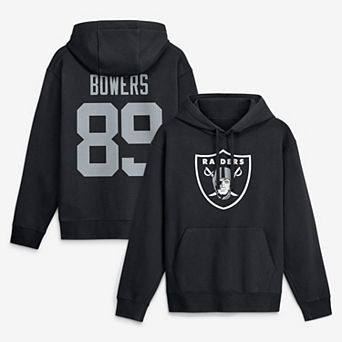 Men's Nike Brock Bowers Black Las Vegas Raiders Name & Number Hoodie
