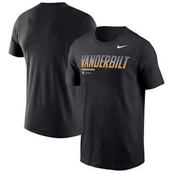 Men's Nike Black Vanderbilt Commodores 2026 Sideline Wordmark Legend Dri-FIT T-Shirt
