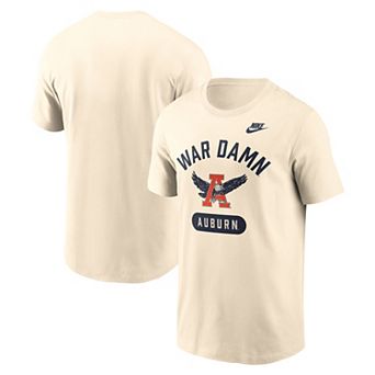 Men's Nike Natural Auburn Tigers Legacy Arch Helmet T-Shirt