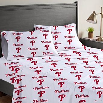 Pegasus Philadelphia Phillies Four-Piece Queen Sheet Set