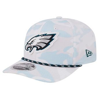 Men's New Era White Philadelphia Eagles Camo Rope 9SEVENTY Adjustable Hat