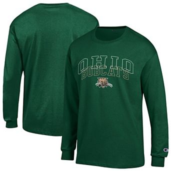 Men's Champion Green Ohio Bobcats Team Long-Sleeve T-Shirt