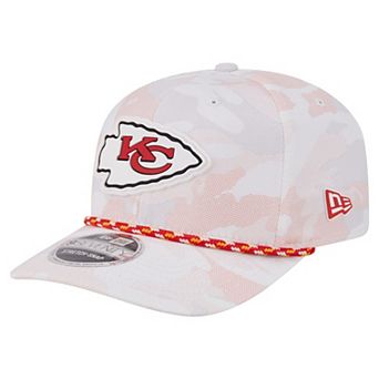Men's New Era White Kansas City Chiefs Camo Rope 9SEVENTY Adjustable Hat