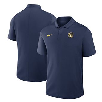 Men's Nike Navy Milwaukee Brewers Dri-FIT Victory Polo