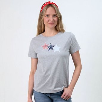 Club 76 Three Star Heather Tee