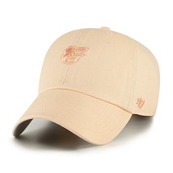 Women's '47 Orange Baltimore Orioles Pastel Clean Up Adjustable Hat