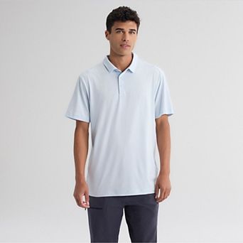 Men's Fanatics Light Blue Chicago Cubs Clutch Polo