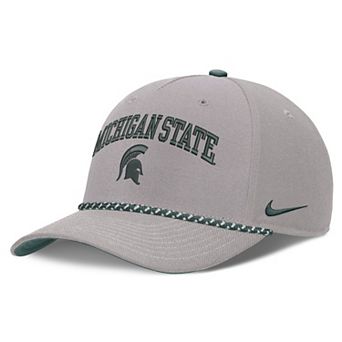 Unisex Nike Gray Michigan State Spartans Primetime Rise Rope Adjustable Hat