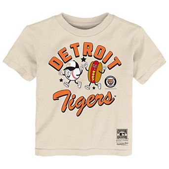 Toddler Mitchell & Ness Natural Detroit Tigers Snack T-Shirt