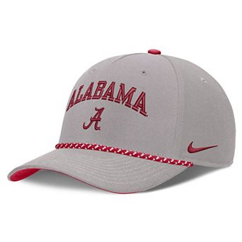 Unisex Nike Gray Alabama Crimson Tide Primetime Rise Rope Adjustable Hat