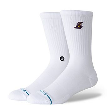 Unisex Stance Los Angeles Lakers Crested Knit Crew Socks