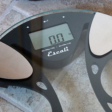 Escali Glass Body Fat and Body Water Digital Bathroom Scale