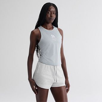 Women's Fanatics Gray New York Yankees Clutch Tank Top