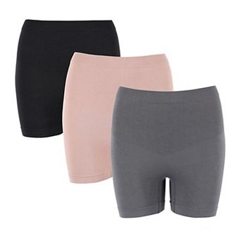Carrie Amber Women's Seamless Shapewear Biker Shorts (3 Pack)