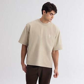 Men's Fanatics Sepia Tint New York Mets Iconic Heavyweight T-Shirt