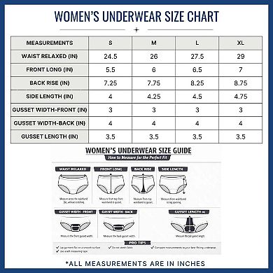 Spree Women's Comfort Hipster Panty (5 Pack)