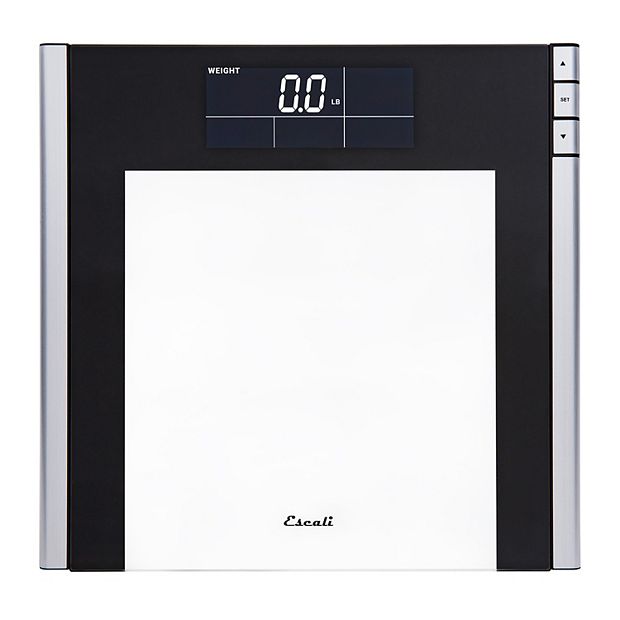 Escali Extra Large Display Digital Bathroom Scale for Body Weight