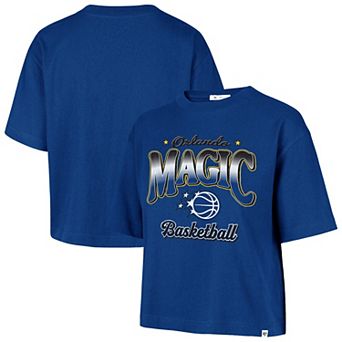 Women's '47 Blue Orlando Magic Vibe Check Reed City T-Shirt