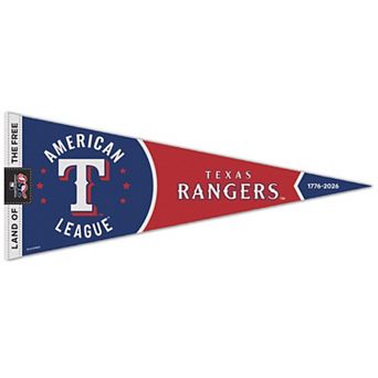 "WinCraft Texas Rangers 12"" x 30"" America 250 Premium Pennant"