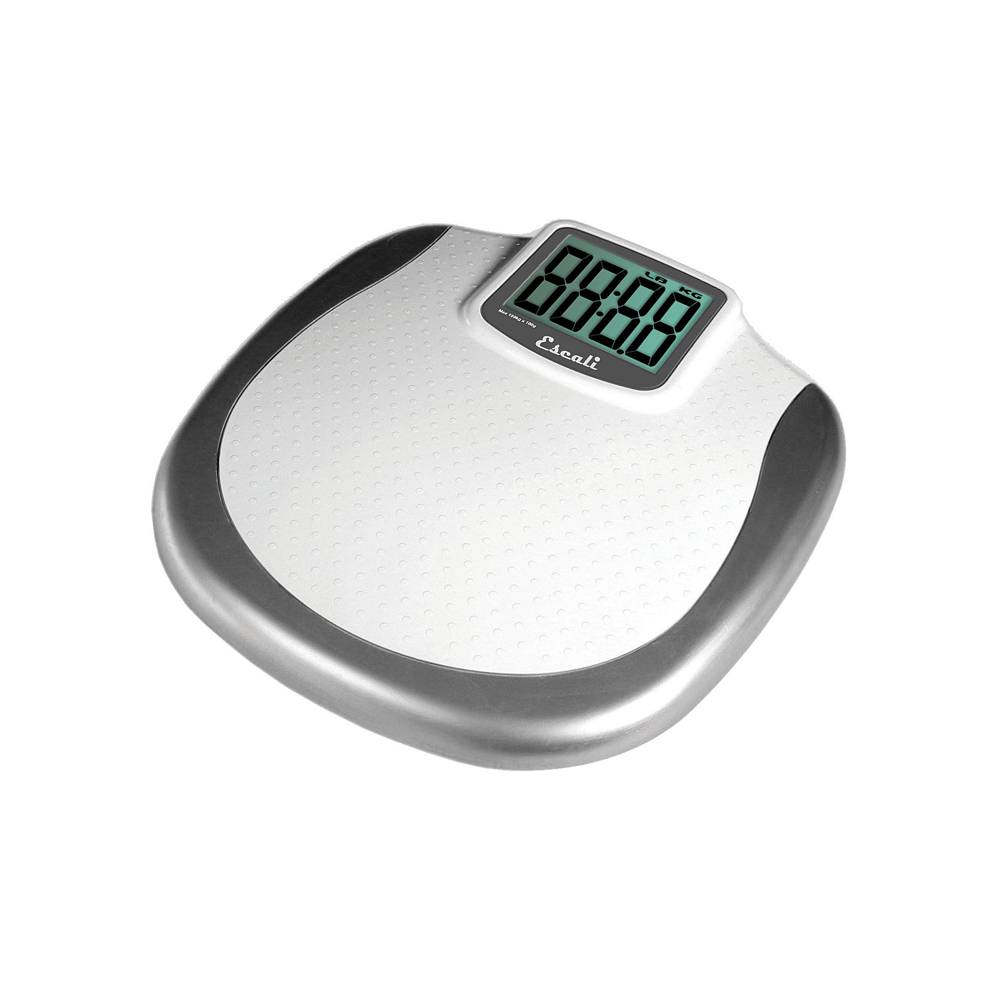 Escali Extra Large Display Digital Bathroom Scale, Multicolor