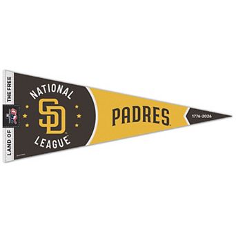 "WinCraft San Diego Padres 12"" x 30"" America 250 Premium Pennant"