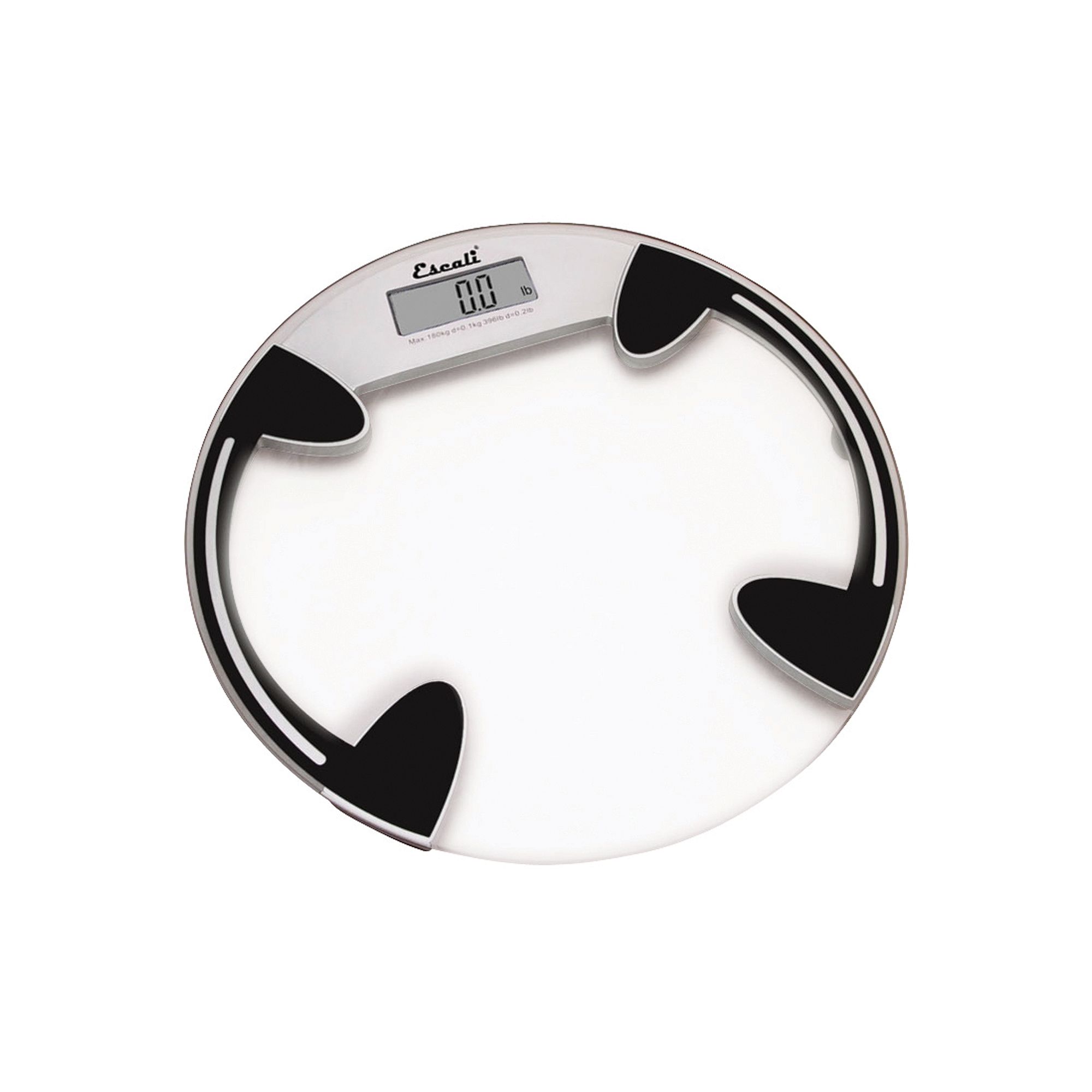 Escali Glass Digital Bathroom Scale, Multicolor