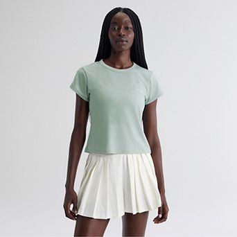 Women's Fanatics Sage Green Chicago Cubs Clutch T-Shirt