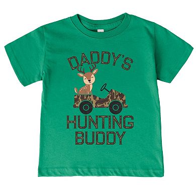 The Juniper Shop Daddy's Hunting Buddy Toddler Short Sleeve Tee
