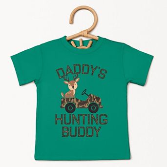 The Juniper Shop Daddy's Hunting Buddy Toddler Short Sleeve Tee