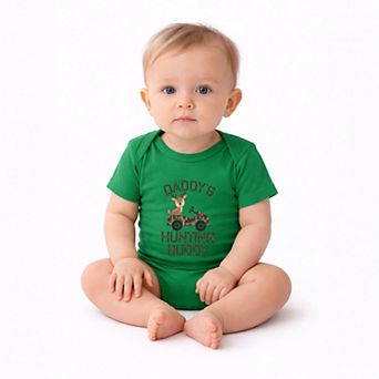 Daddy's Hunting Buddy - Infant Short Sleeve Graphic Bodysuit