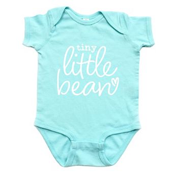 Tiny Little Bean - Infant Short Sleeve Graphic Bodysuit