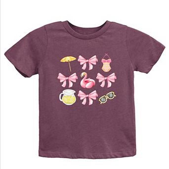 Coquette Beach Chart - Youth Short Sleeve Graphic T-Shirt