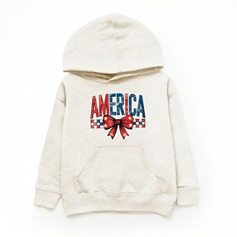 Coquette America Checkered - Youth Graphic Hoodie