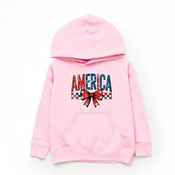 Coquette America Checkered - Youth Graphic Hoodie