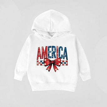 Coquette America Checkered - Youth Graphic Hoodie