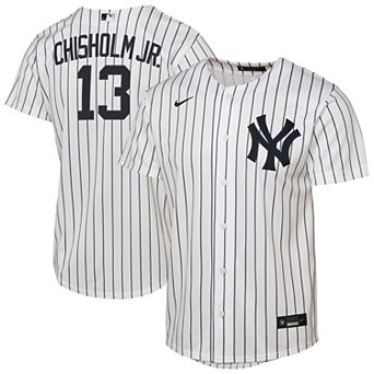 Youth Nike Jazz Chisholm Jr. White New York Yankees Home Replica Jersey