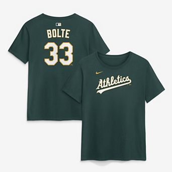 Women's Nike Henry Bolte Green Athletics Name & Number T-Shirt