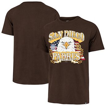 Men's '47 Brown San Diego Padres Americana Eagle T-Shirt