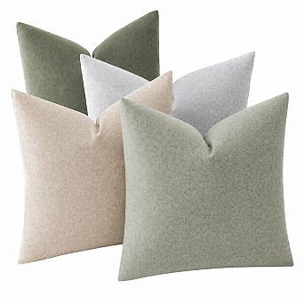 4 Pack Waterproof Stain Resistant Pet Friendly Outdoor Pillow Covers