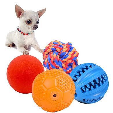 Rubber Chew Dog Balls