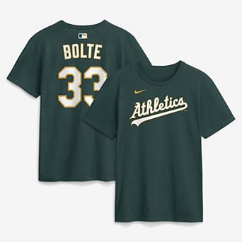 Men's Nike Henry Bolte Green Athletics Name & Number T-Shirt