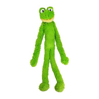 Squeaky Frog Plush Dog Toy