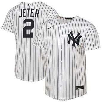 Youth Nike Derek Jeter White New York Yankees Home Replica Jersey