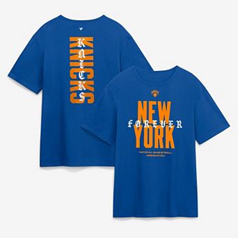 Men's Fanatics Blue New York Knicks NY Forever Legacy Cotton T-Shirt