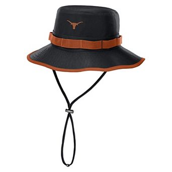 Men's Nike Black Texas Longhorns 2026 Sideline Apex Boonie Bucket Hat