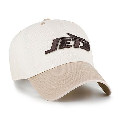 Men's '47 Natural/Tan New York Jets Neutral Terrain Clean Up Adjustable Hat