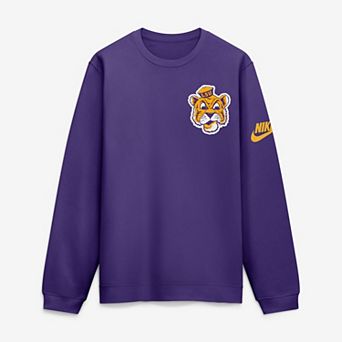 Men's Nike Purple LSU Tigers Legacy Sweatshirt